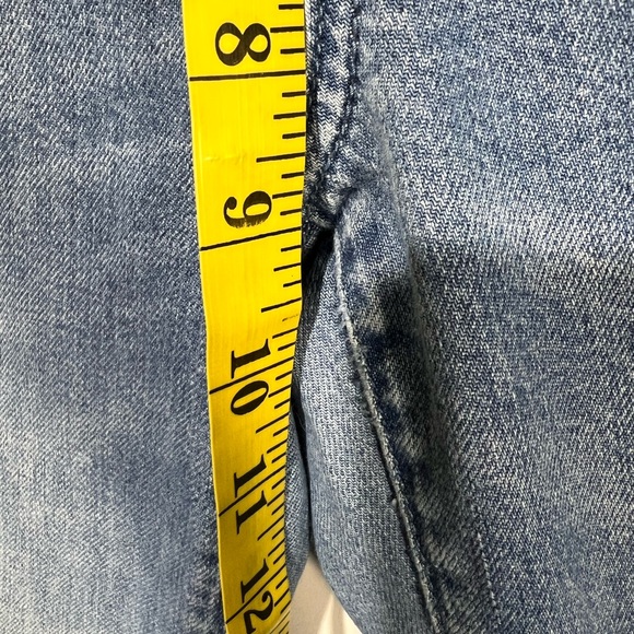 Anthropologie Pilcro and the Letterpress Twisted Leg Kick Flare Jeans Sz 30 - Picture 8 of 12